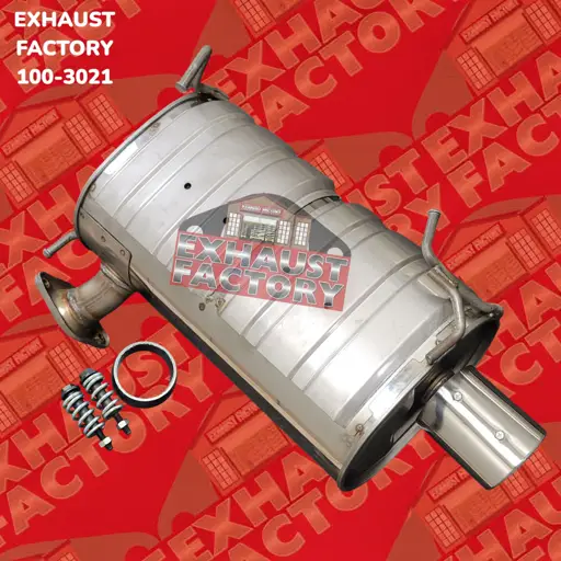 2008-2013 Mitsubishi Outlander 2.4L Engine, Stainless Steel Muffler Assembly 100-3021