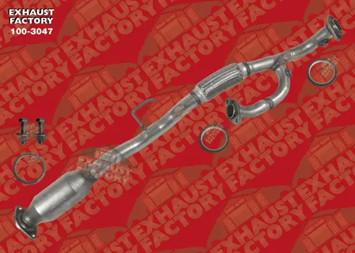 2004-2008 Toyota Solara 3.3L Engine, Front Exhaust Flex Y Pipe Catalytic Converter 100-3047-23