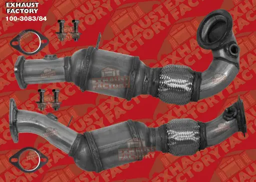 2008-2010 BMW 535I 3.0L Engine, Firewall and Rad Side Catalytic Converter 100-3083/84-76