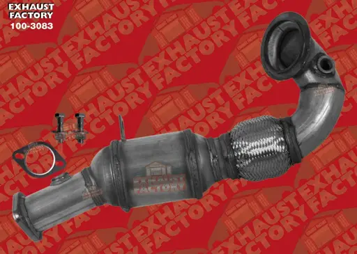 2009-2010 BMW 535I XDrive 3.0L Engine, Firewall Side Catalytic Converter 100-3083