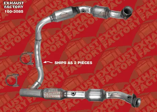 2005-2008 Ford E-350 Super Duty 6.8L Engine, Catalytic Converter 100-3085-90
