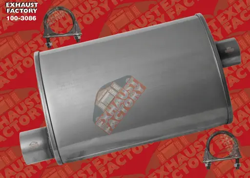 2018-2024 Chevrolet Equinox 1.5L Engine, Stainless Steel Muffler Assembly 100-3086