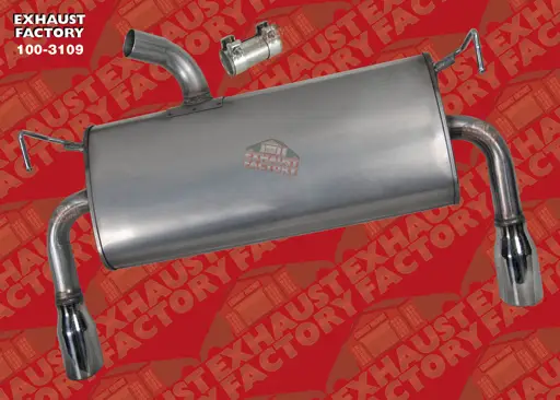 2017-2019 Ford Escape 1.5L Engine, Stainless Steel Muffler Assembly 100-3109