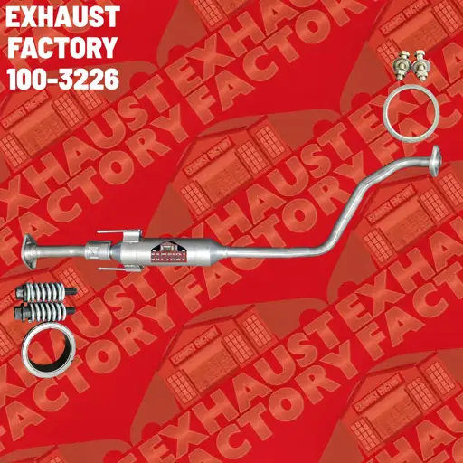 2012-2019 Nissan Versa 1.6L Engine, Stainless Steel Mid Resonator Pipe Assembly 100-3226