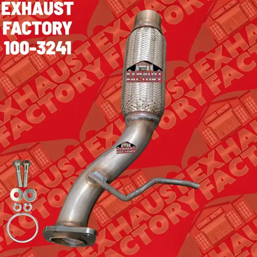 2014-2016 Mazda  3 2.0L Engine, Stainless Steel Front Repair Flex Pipe 100-3241