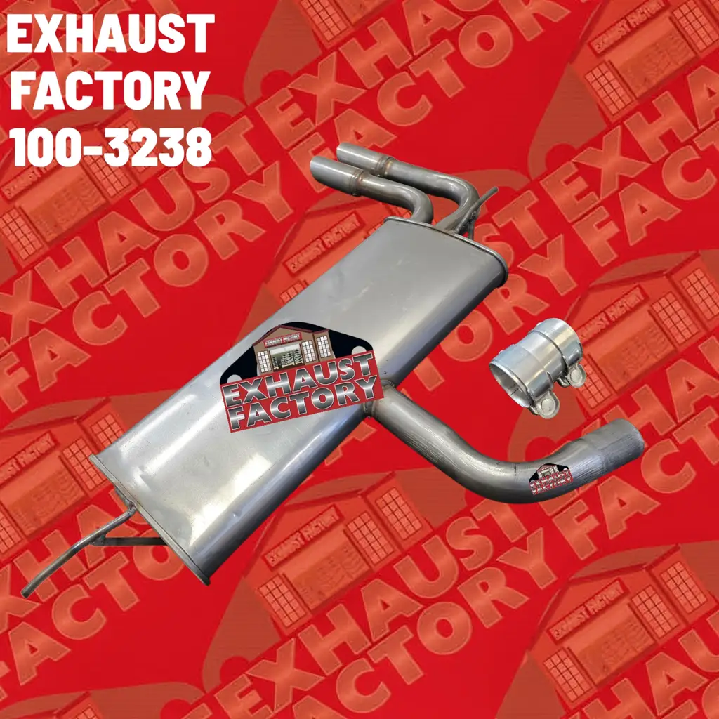 2015-2016 Audi  A3 (Premium Model) 1.8L Engine, Stainless Steel Rear Muffler Assembly 100-3238 image 2