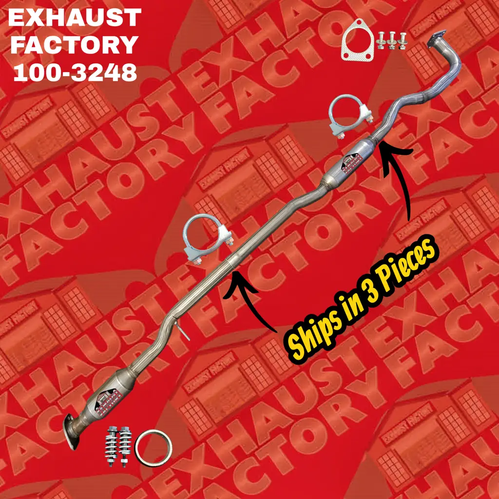 100-3248 CATALYTIC CONVERTER RESONATOR PIPE FITS 2007-2013 MITSUBISHI OUTLANDER 3.0L ENG image 4