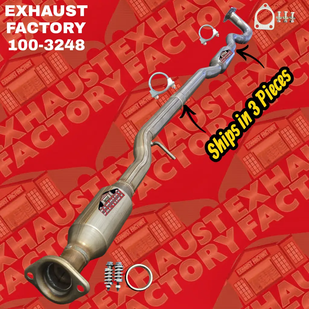 100-3248 CATALYTIC CONVERTER RESONATOR PIPE FITS 2007-2013 MITSUBISHI OUTLANDER 3.0L ENG image 3