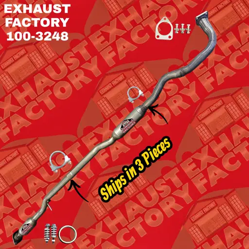 100-3248 CATALYTIC CONVERTER RESONATOR PIPE FITS 2007-2013 MITSUBISHI OUTLANDER 3.0L ENG