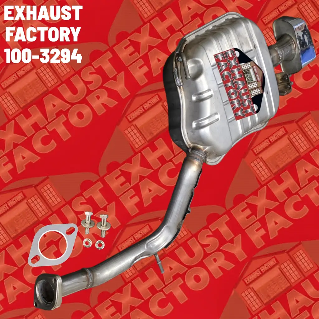 100-3294 REAR MUFFLER ASSEMBLY FITS 2020-2022 HYUNDAI PALISADE 3.8L ENG STAINLESS STEEL image 4