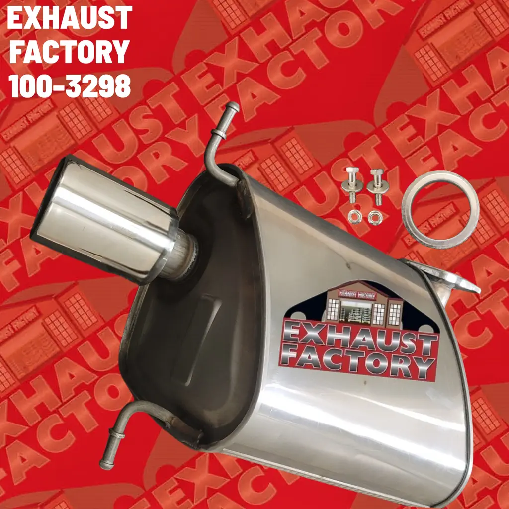 100-3298 RIGHT SIDE MUFFLER FITS 2019-2025 SUBARU ASCENT 2.4L STAINLESS STEEL image 4
