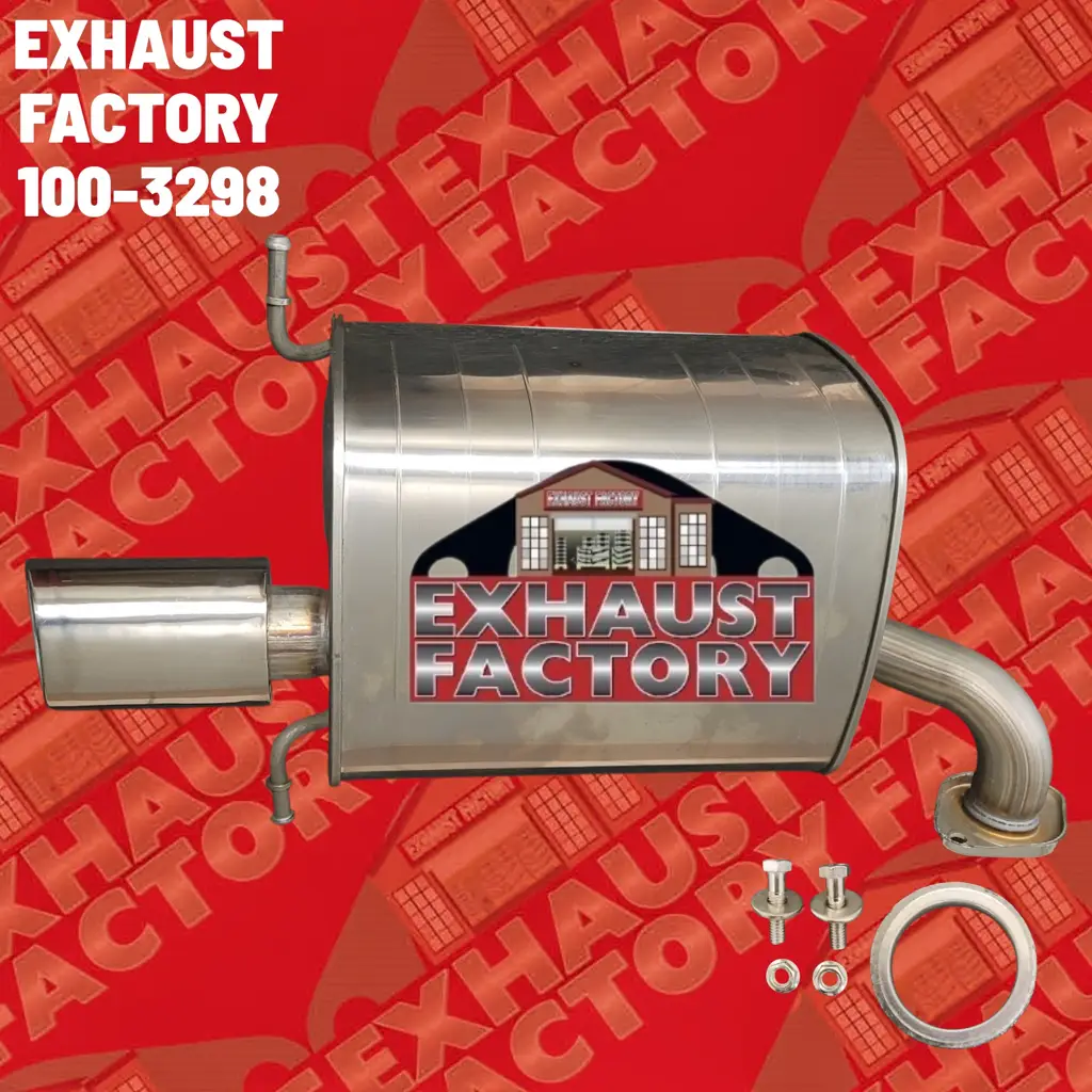 100-3298 RIGHT SIDE MUFFLER FITS 2019-2025 SUBARU ASCENT 2.4L STAINLESS STEEL image 5