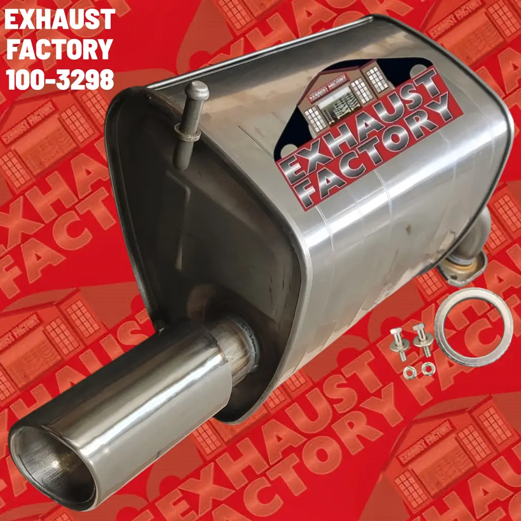 100-3298 RIGHT SIDE MUFFLER FITS 2019-2025 SUBARU ASCENT 2.4L STAINLESS STEEL image 3