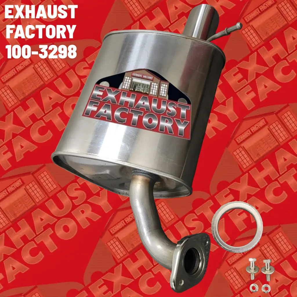 100-3298 RIGHT SIDE MUFFLER FITS 2019-2025 SUBARU ASCENT 2.4L STAINLESS STEEL image 2
