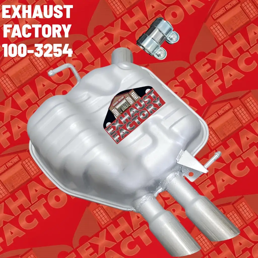 100-3254 REAR MUFFLER ASSEMBLY FITS 2009-2012 AUDI A4 QUATTRO 2.0L ENG image 4