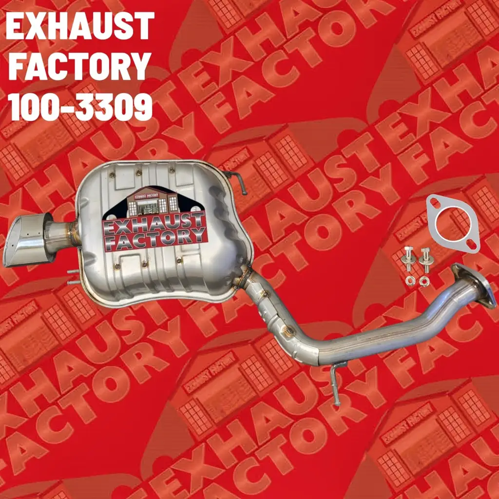 100-3309 REAR MUFFLER ASSEMBLY FITS 2016-2018 KIA SORENTO 2.0L ENG "SPORT PACKAGE" (All Wheel Drive) image 4