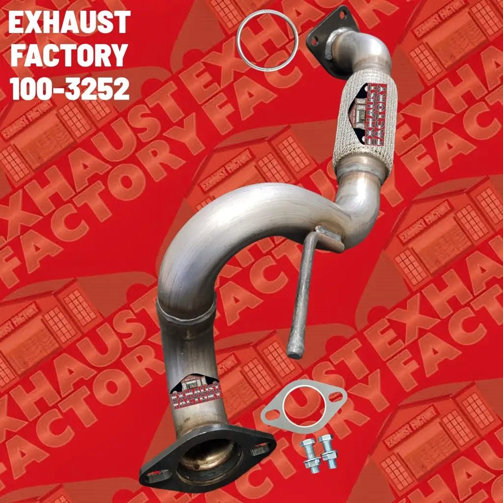 100-3252 FRONT EXHAUST FLEX PIPE FITS 2014-2015 NISSAN ROGUE SELECT 2.5L ENG image 3