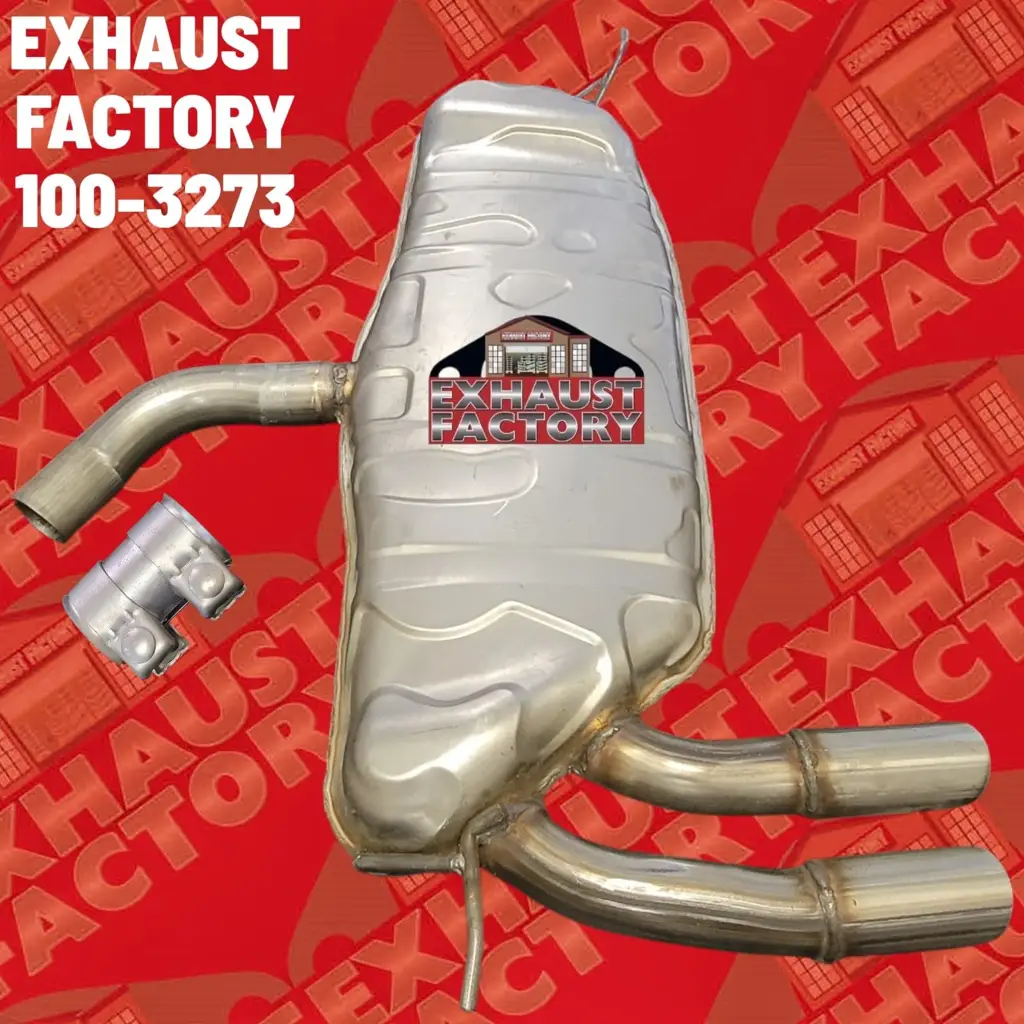 100-3273 REAR MUFFLER ASSEMBLY FITS 2006-2009 VOLKSWAGEN RABBIT 2.5L ENG image 2