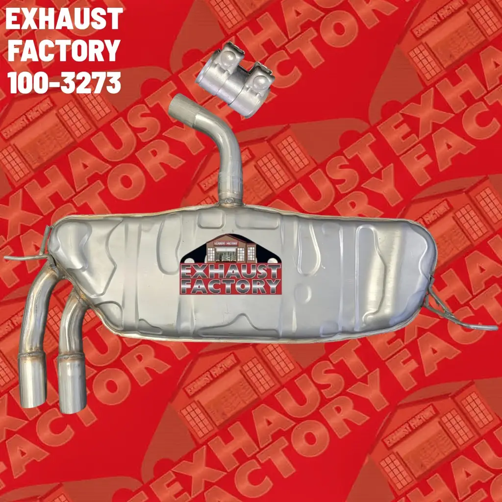 100-3273 REAR MUFFLER ASSEMBLY FITS 2010-2014 VOLKSWAGEN GOLF 2.5L ENG image 4