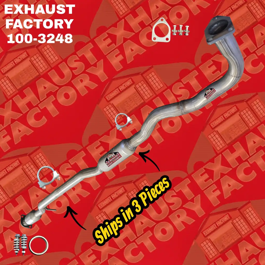 100-3248/3060 CATALYTIC CONVERTER RESONATOR PIPE & MUFFLER ASSEMBLY FITS 2007-2013 MITSUBISHI OUTLANDER 3.0L ENG image 4