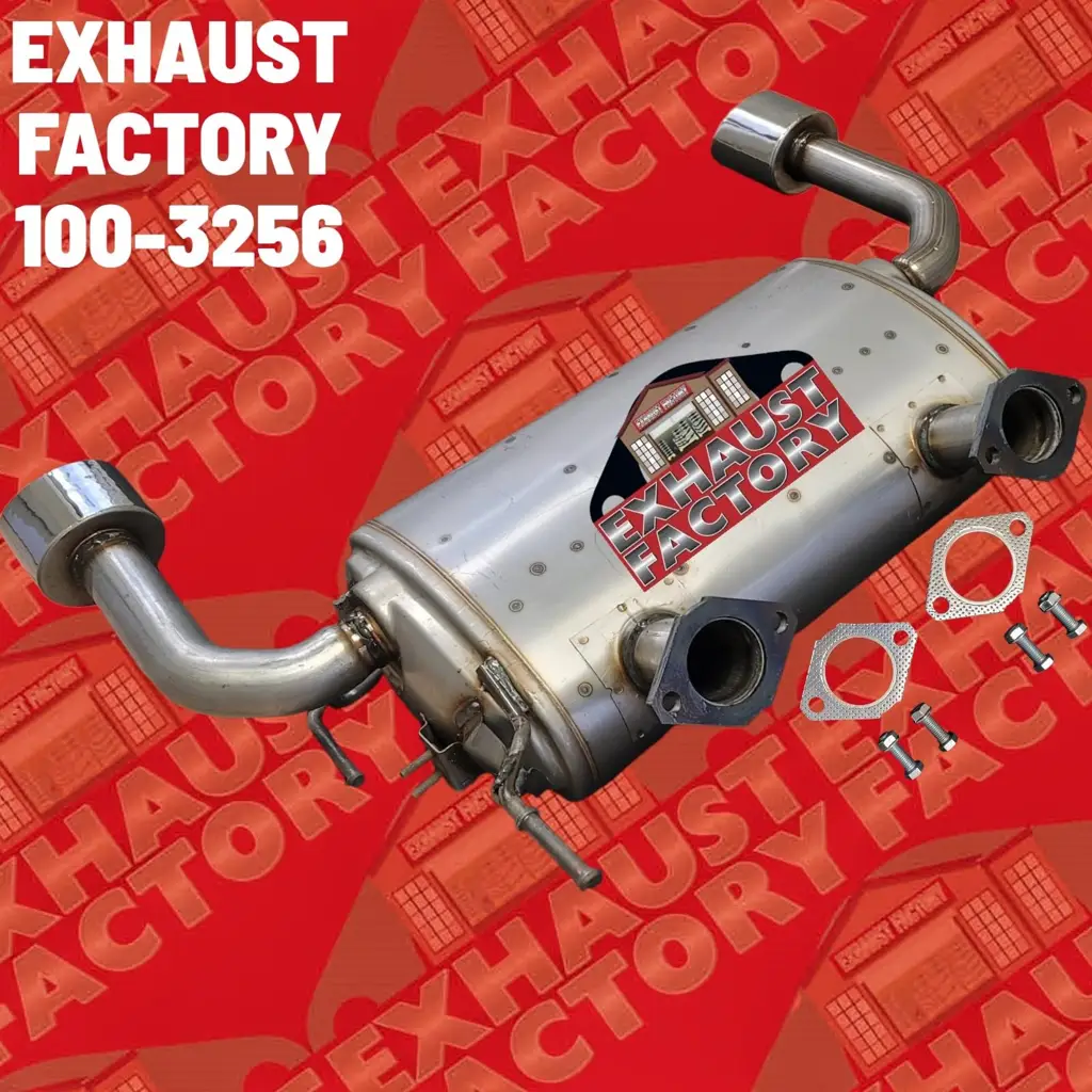 100-3256 REAR MUFFLER ASSEMBLY FITS 2013 INFINITI EX37 3.7L ENG V6 image 2