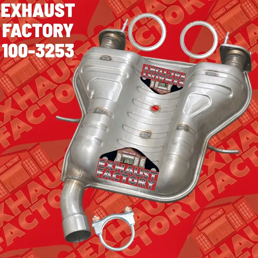 100-3253 MID MUFFLER ASSEMBLY FITS 2011-2020 JEEP GRAND CHEROKEE 3.6L ENG image 5