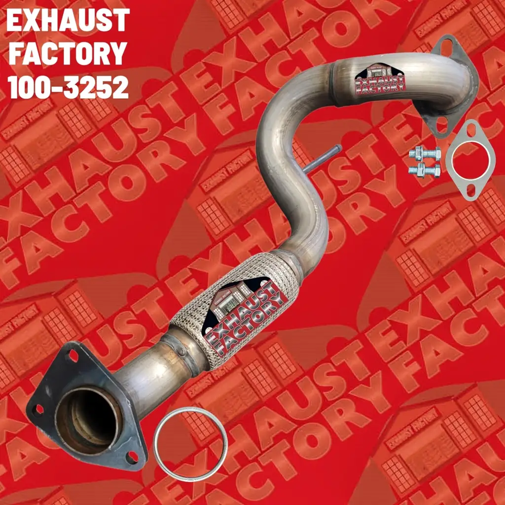 100-3252 FRONT EXHAUST FLEX PIPE FITS 2008-2013 NISSAN ROGUE 2.5L ENG image 4