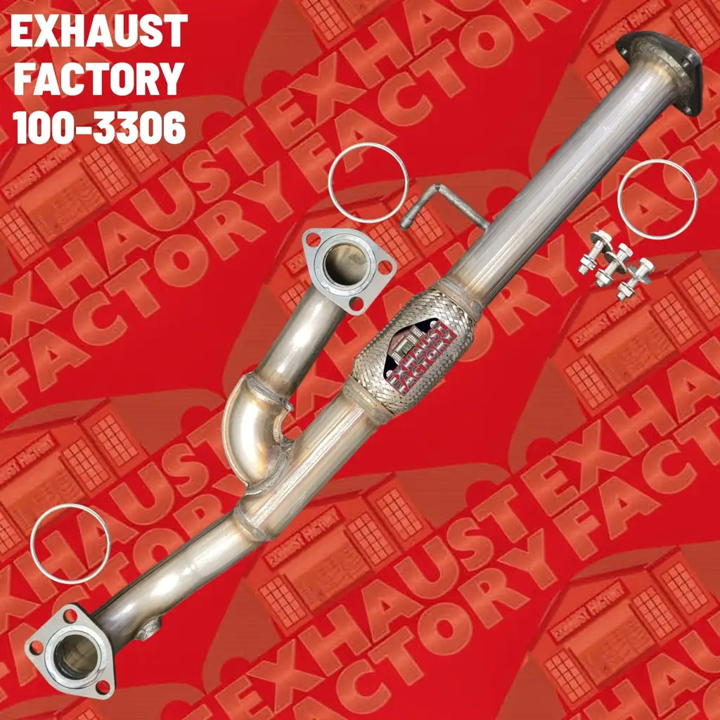 100-3306 FRONT EXHAUST FLEX Y PIPE FITS 2009-2015 HONDA PILOT 3.5L ENG