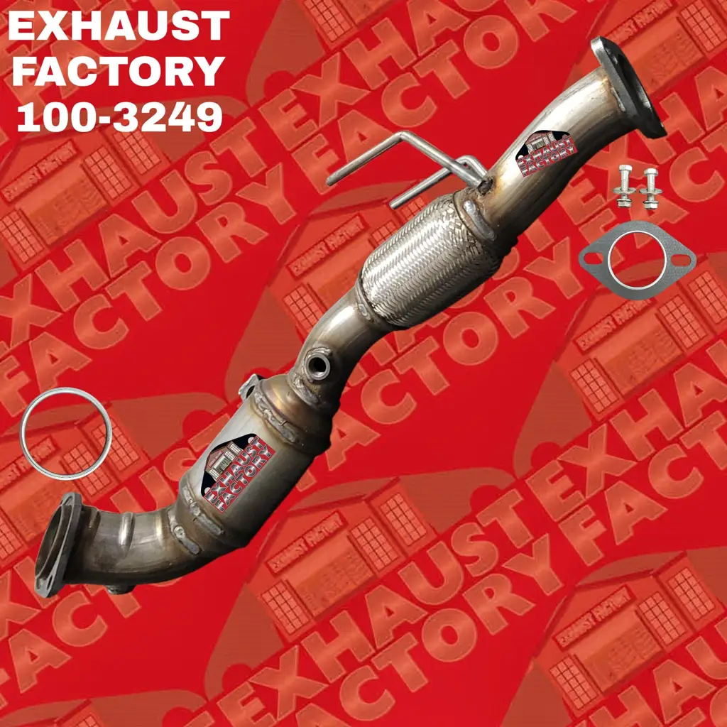 100-3249 FRONT EXHAUST FLEX PIPE CATALYTIC CONVERTER FITS 2017-2019 FORD ESCAPE 2.0L ENG image 4