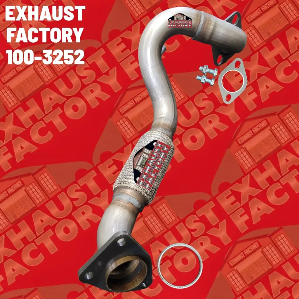 100-3252 FRONT EXHAUST FLEX PIPE FITS 2008-2013 NISSAN ROGUE 2.5L ENG image 2