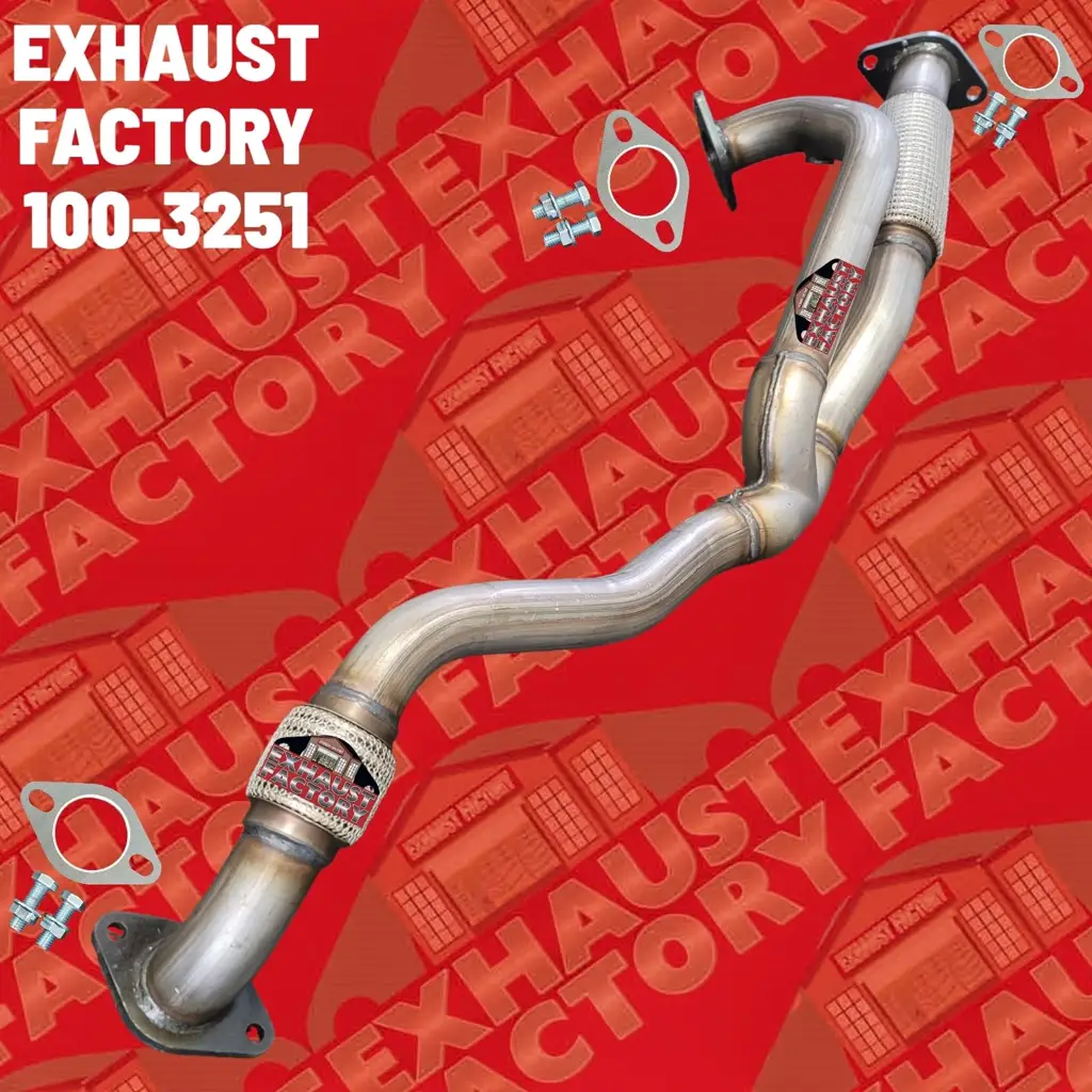 100-3251 FRONT EXHAUST FLEX Y PIPE FITS 2017 GMC ACADIA LIMITED 3.6L ENG image 2