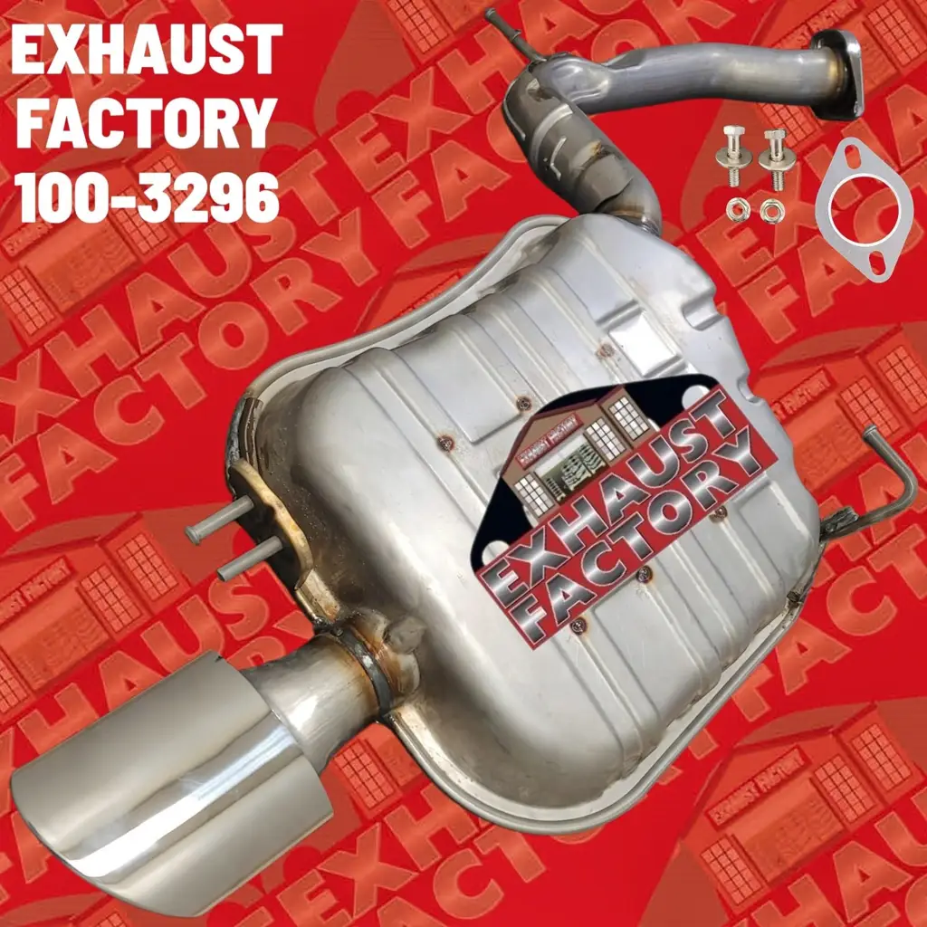 100-3296 REAR MUFFLER ASSEMBLY FITS 2016-2019 KIA SORENTO 3.3L ENG "-SPORT PACKAGE" (Front Wheel Drive) image 3