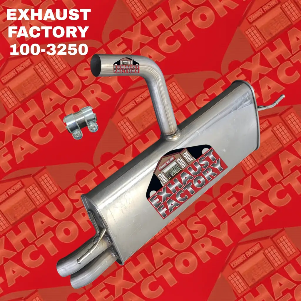 100-3250 REAR MUFFLER ASSEMBLY FITS 2018 VOLKSWAGEN GOLF S 1.8L ENG image 2