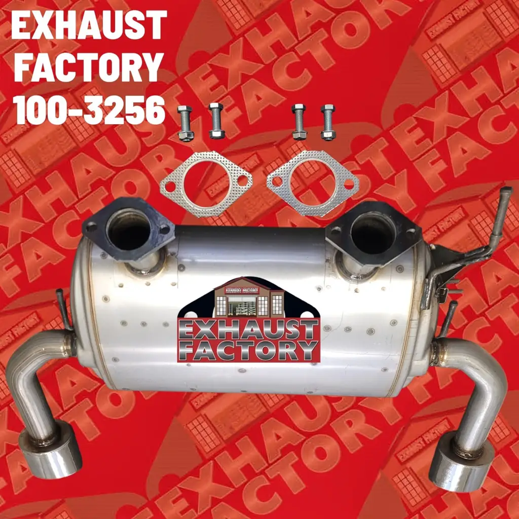 100-3256 REAR MUFFLER ASSEMBLY FITS 2010-2011 INFINITI EX35 3.5L ENG V6 image 3