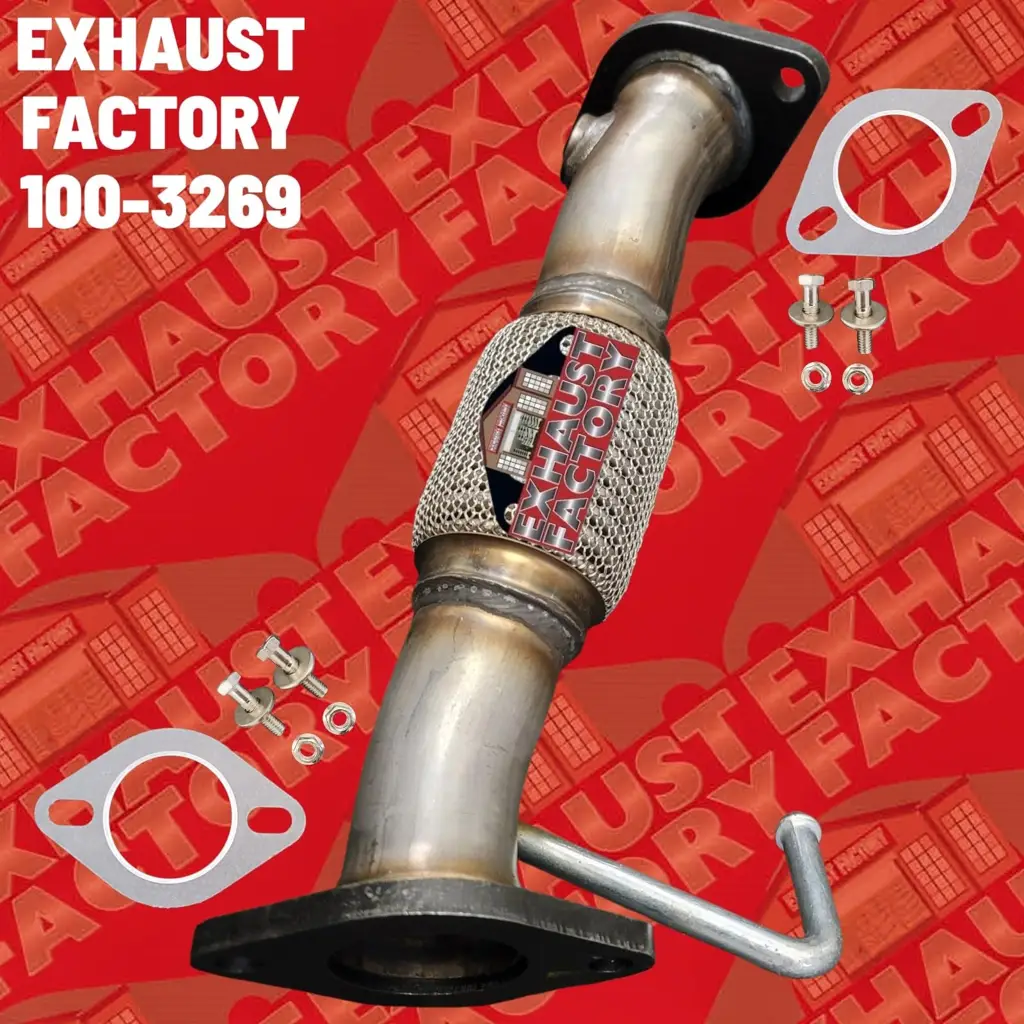 100-3269 FRONT EXHAUST FLEX PIPE FITS 2014-2016 KIA SOUL 2.0 ENG image 4
