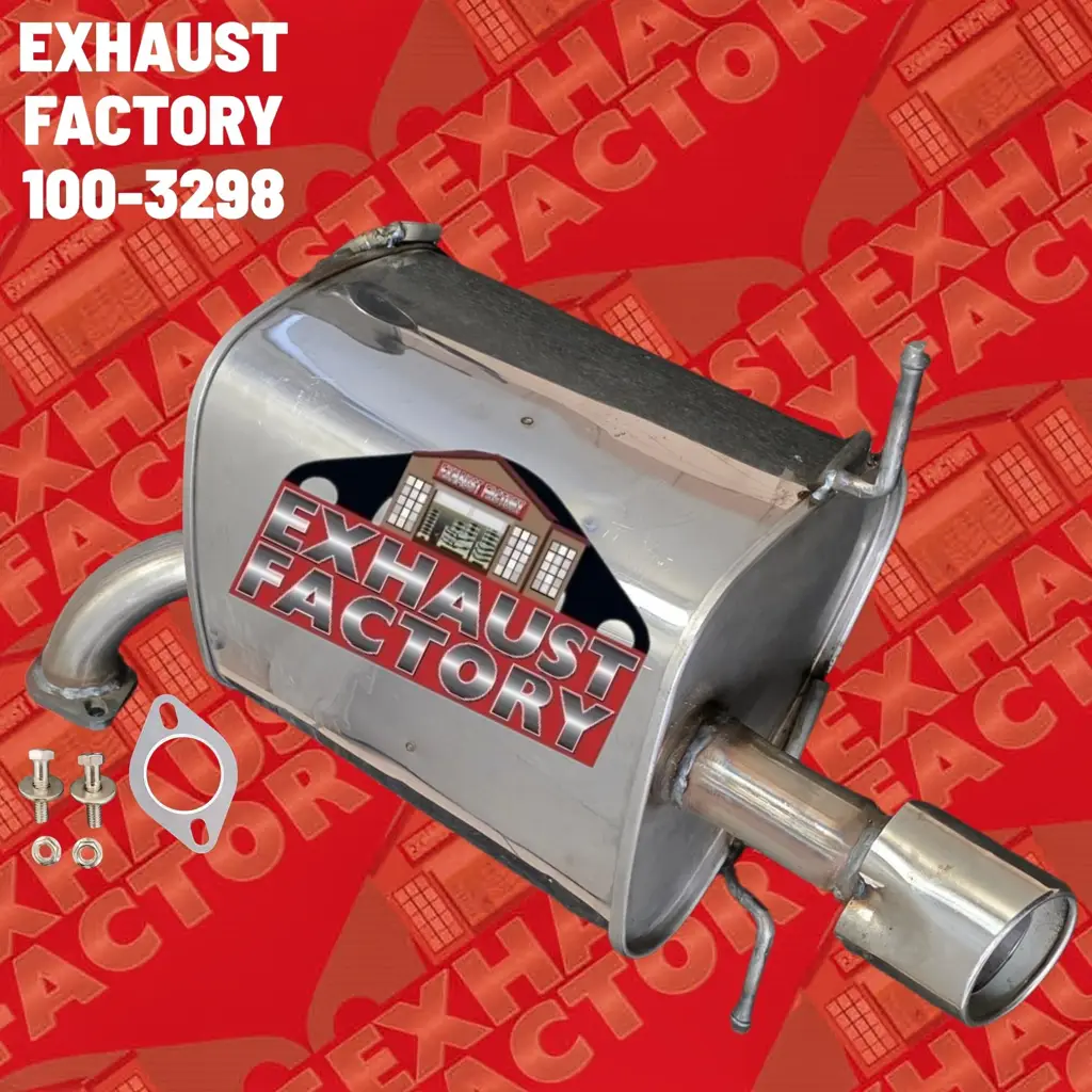 100-3298/3304 REAR DRIVER & PASSENGER SIDE MUFFLER ASSEMBLY FITS 2019-2025 SUBARU ASCENT 2.4L ENG image 6