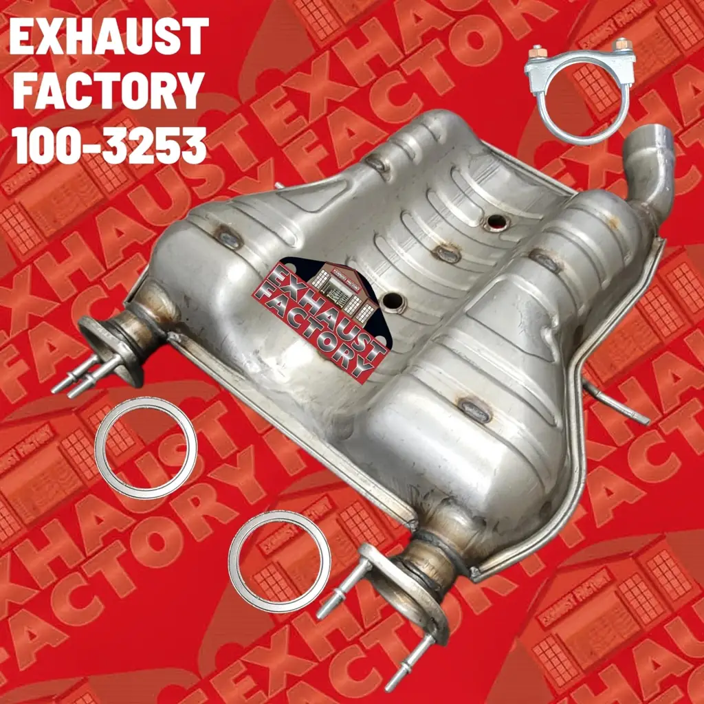 100-3253 MID MUFFLER ASSEMBLY FITS 2011-2020 DODGE DURANGO 3.6L ENG image 6