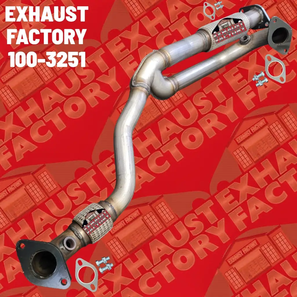 100-3251 FRONT EXHAUST FLEX Y PIPE FITS 2009-2017 BUICK ENCLAVE 3.6L ENG image 4