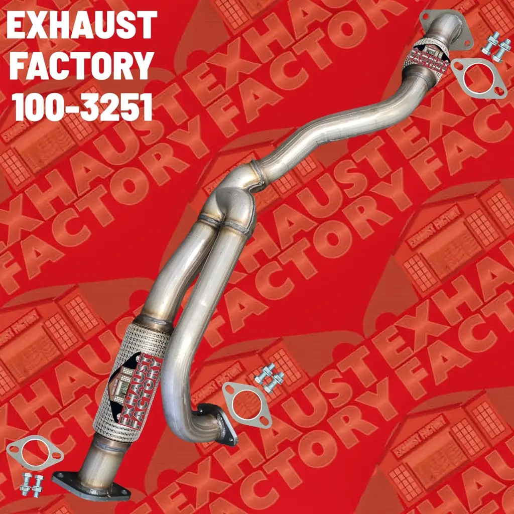 100-3251 FRONT EXHAUST FLEX Y PIPE FITS 2009-2010 SATURN OUTLOOK 3.6L ENG