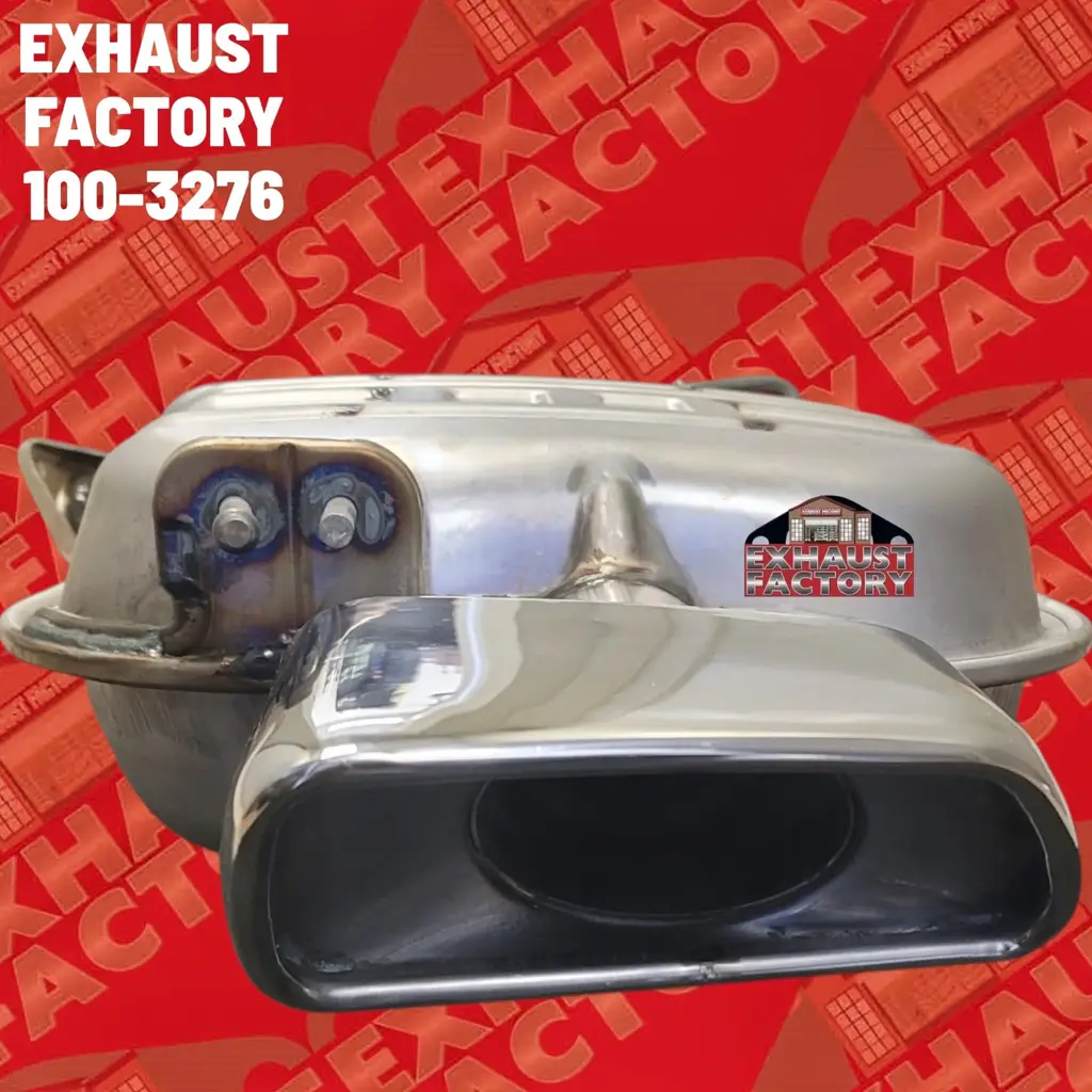 100-3276 REAR MUFFLER ASSEMBLY FITS 2019-2020 HYUNDAI SANTA FE 2.0L ENG STAINLESS STEEL (2.0L Eng) image 5