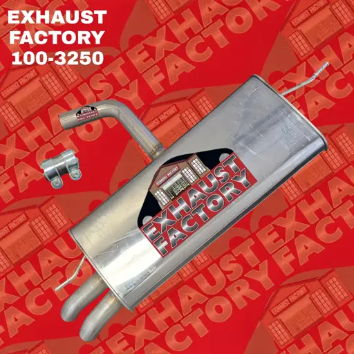 100-3250 REAR MUFFLER ASSEMBLY FITS 2018 VOLKSWAGEN GOLF S 1.8L ENG