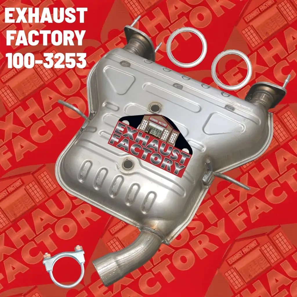 100-3253 MID MUFFLER ASSEMBLY FITS 2011-2020 DODGE DURANGO 3.6L ENG image 3