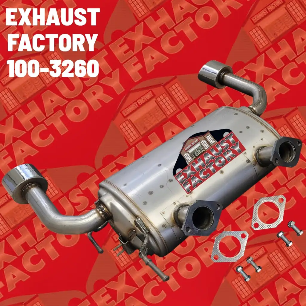 100-3260 REAR MUFFLER ASSEMBLY FITS 2014-2017 INFINITI QX70 3.7L ENG V6 image 2